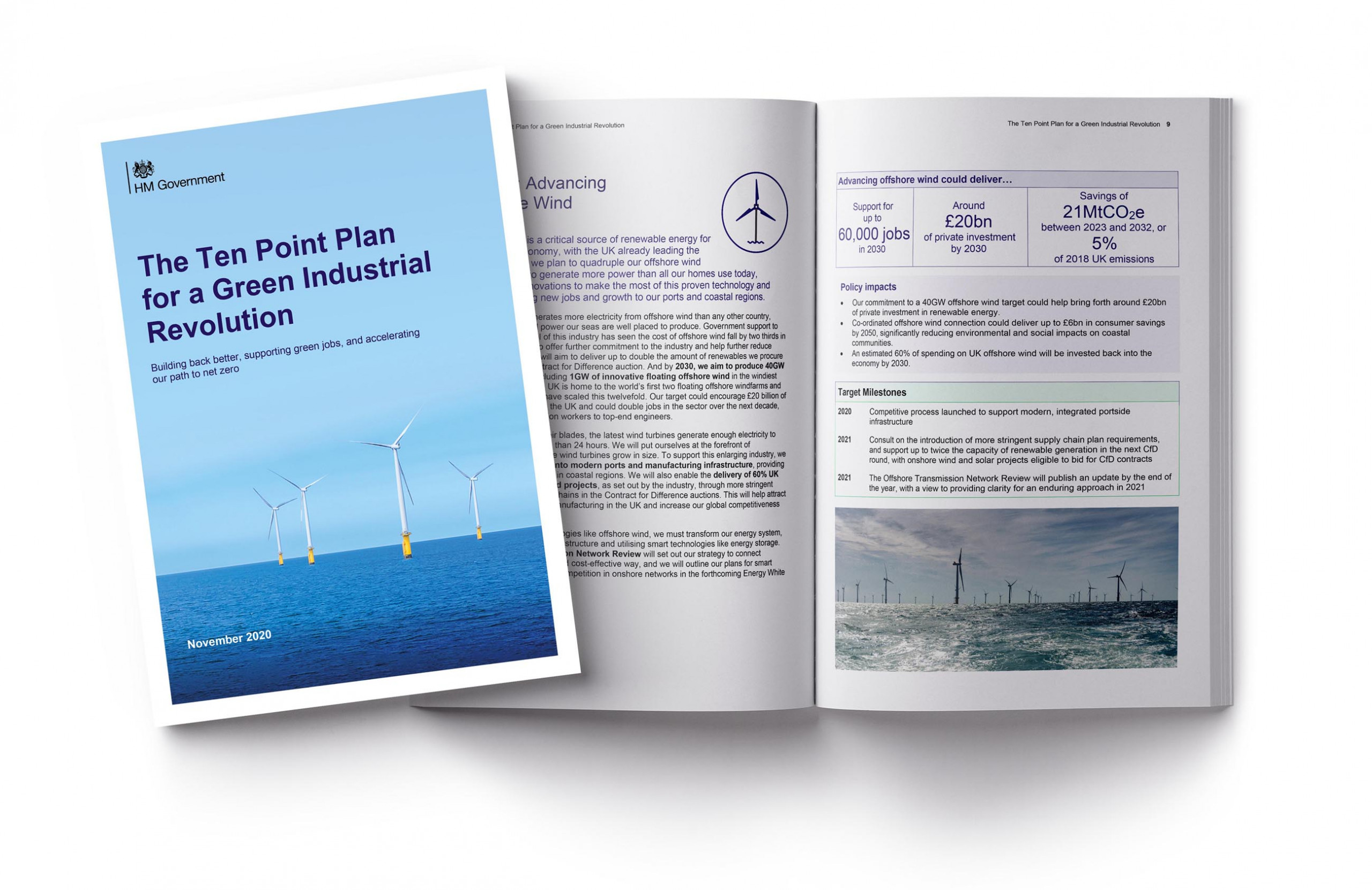 Green industrial revolution 10 point plan HM Gov lr